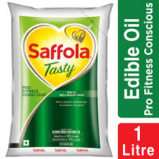 Saffola Tasty Pro Fitness Conscious Blended Cooking Oil (Pouch)